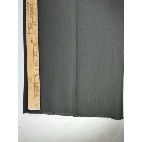 Lanificio Mario Zegna 54 (37x35) Gray Viscose High Rise Pleated Unhemmed Italy - Picture 7 of 9